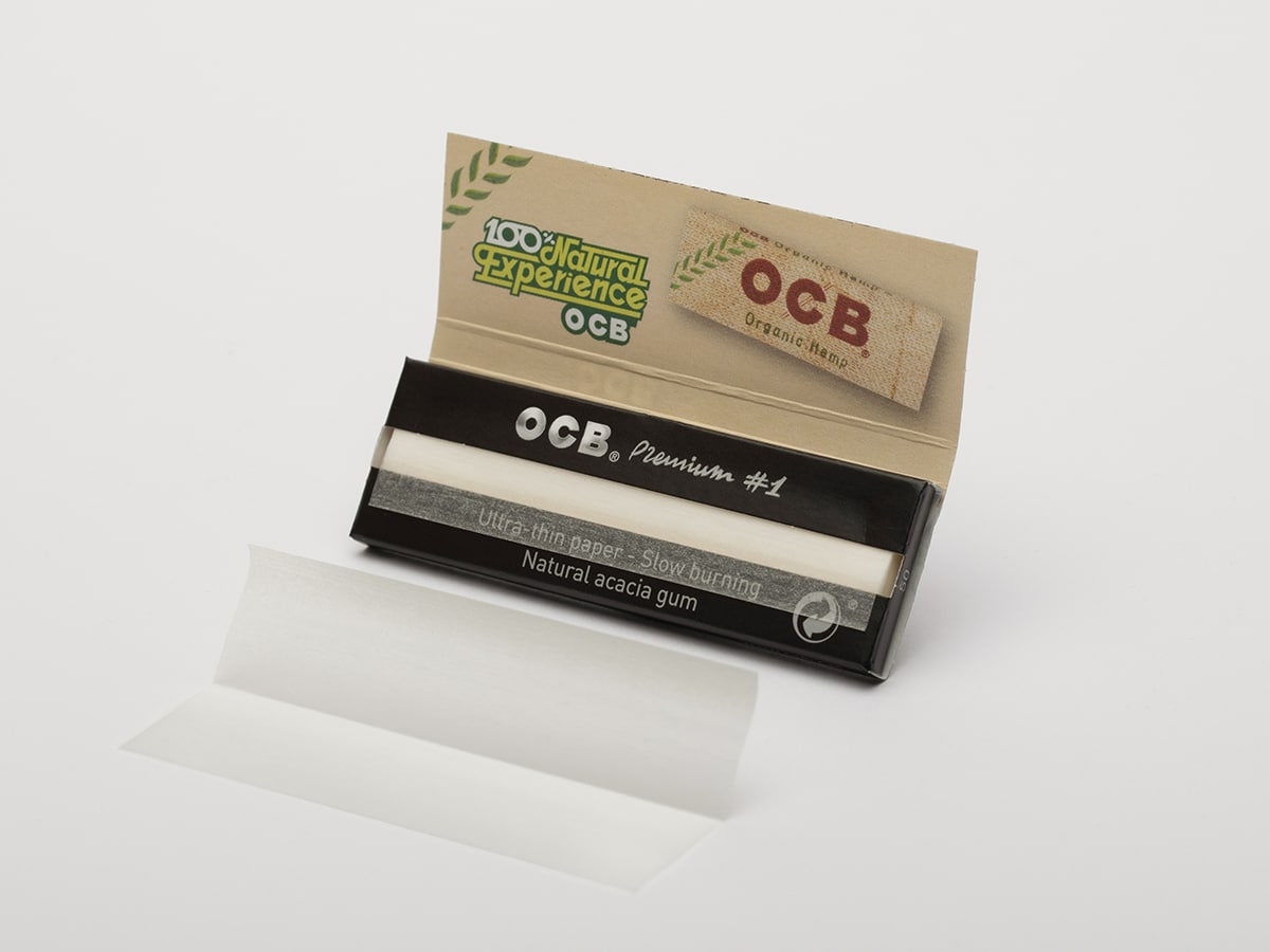  1 caja – OCB Single Premium No1 papel de liar tamaño regular  2.756 in – 2500 papeles : Salud y Hogar