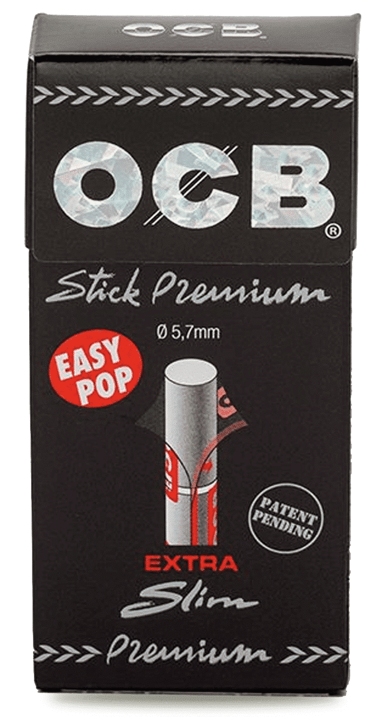 OCB Long Slim 6 mm Cigarette Filter Tips 10 x Bags Of 100 Tips Per Bag  (1000pcs)
