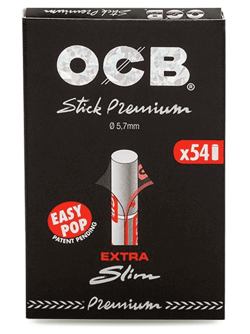 5,7 mm Durchmesser OCB Stick Premium Extra Slim 20 x 6 Filter pro Packung 