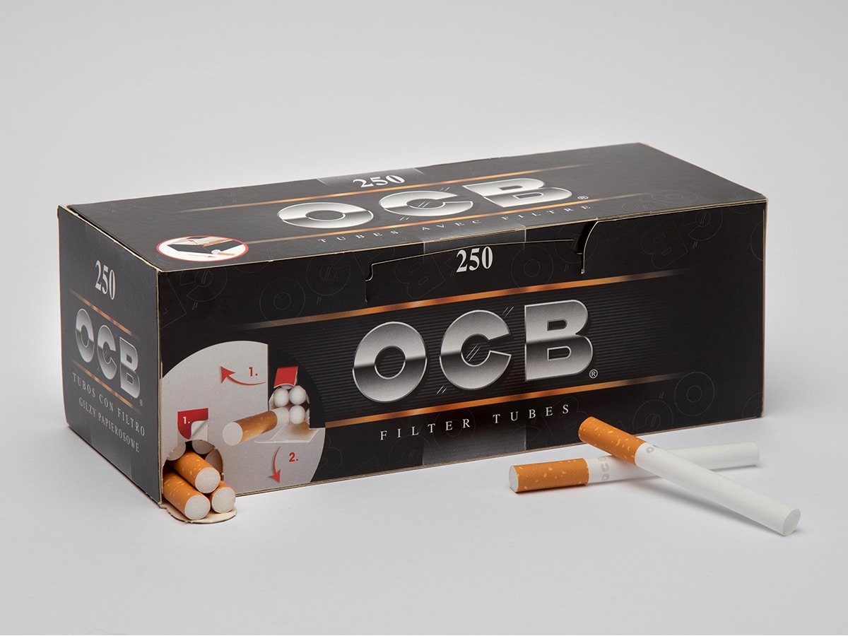 OCB ECO TUBES tube à cigarettes 250 pcs  Kiosklino- Online kiosque et  Chicha shop